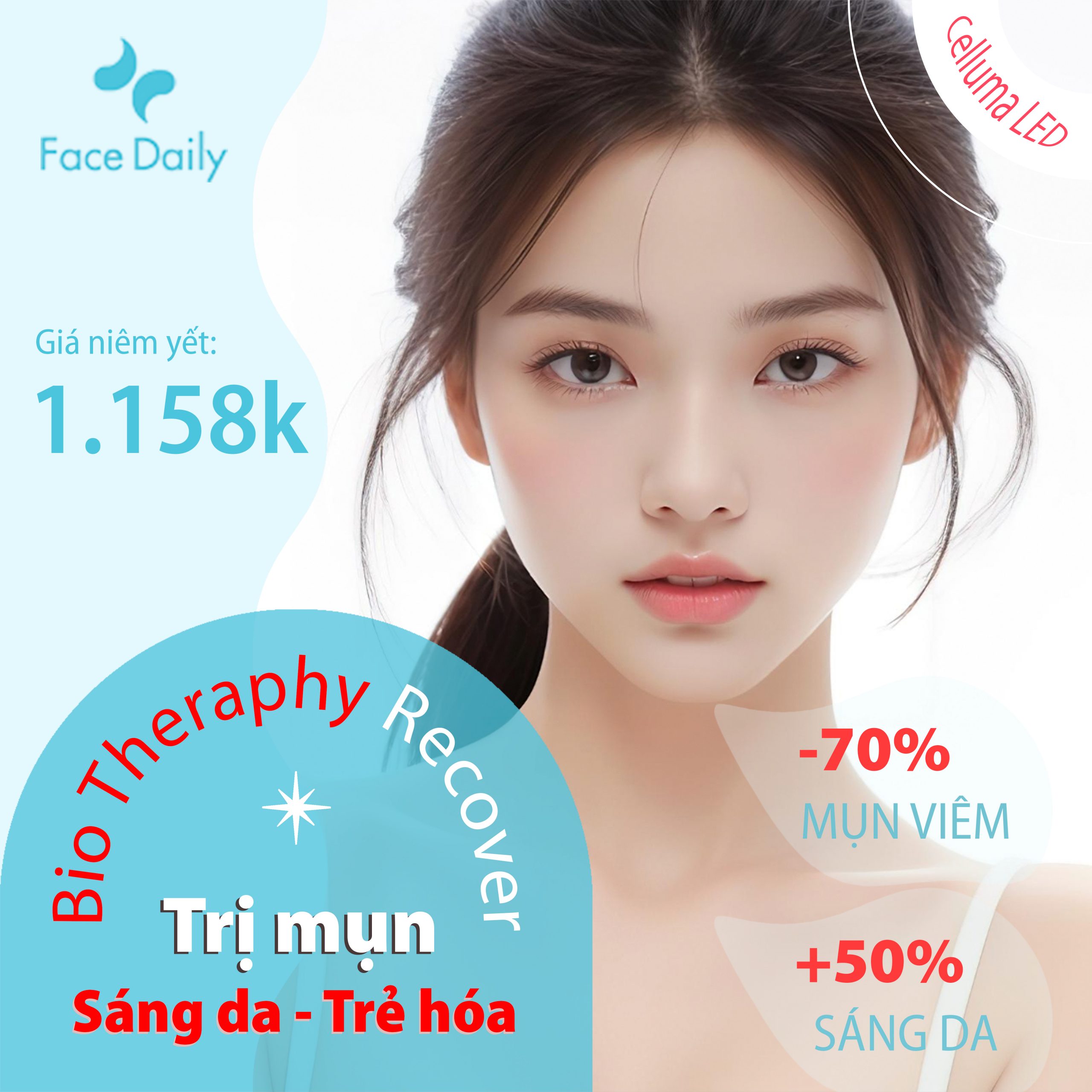 Bio Theraphy Recover – Trị liệu 24h sáng da, trẻ hoá, giảm mụn với dược liệu từ Hy Lạp kết hợp Ánh sáng sinh học